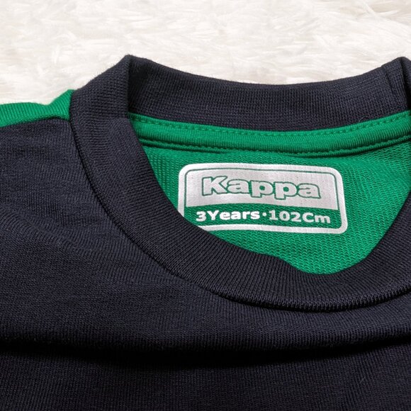 Kappa Unisex Crew Neck Green Pullover Loopknit with long sleeve Sweatshirt NWOT - Picture 8 of 9